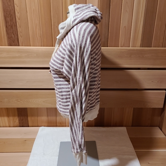 TNA Purple stripe pullover hoodie/ size XS - Picture 4 of 10